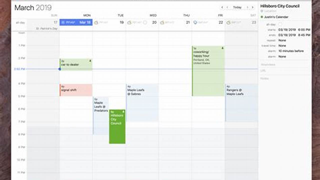 Calendar For Mac Desktop