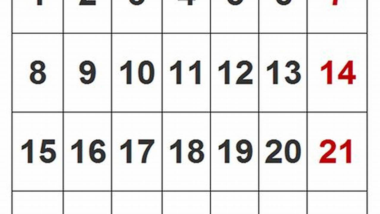 Calendar Generator Word