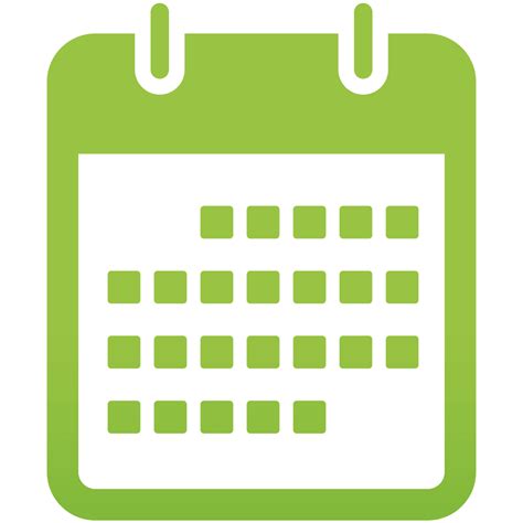Calendar Icon Green