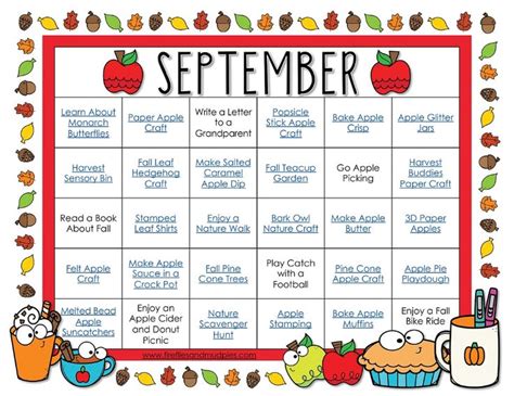 Calendar Ideas For September