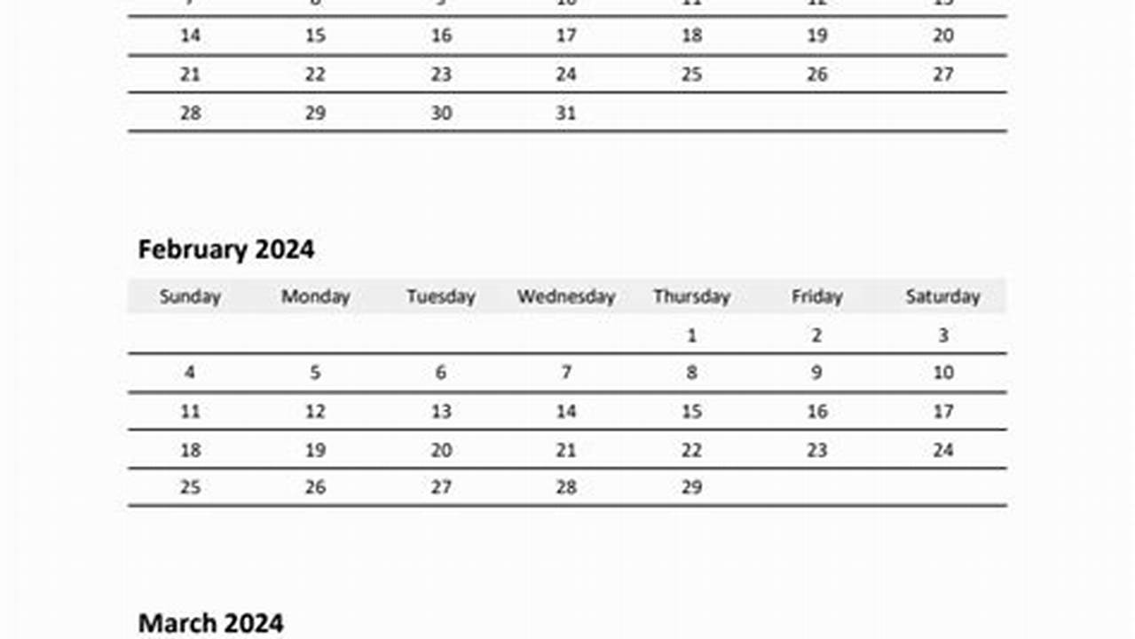Calendar Quarter 1 2024
