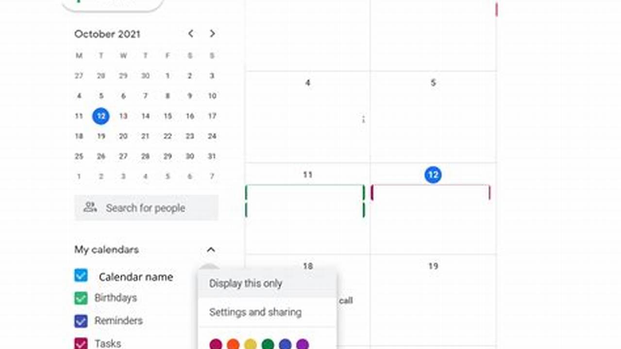Calendar Sharing In Google