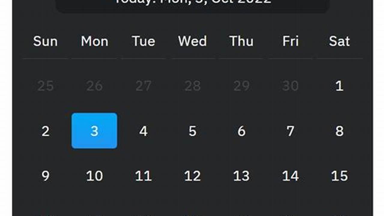 Calendar Source Code Html