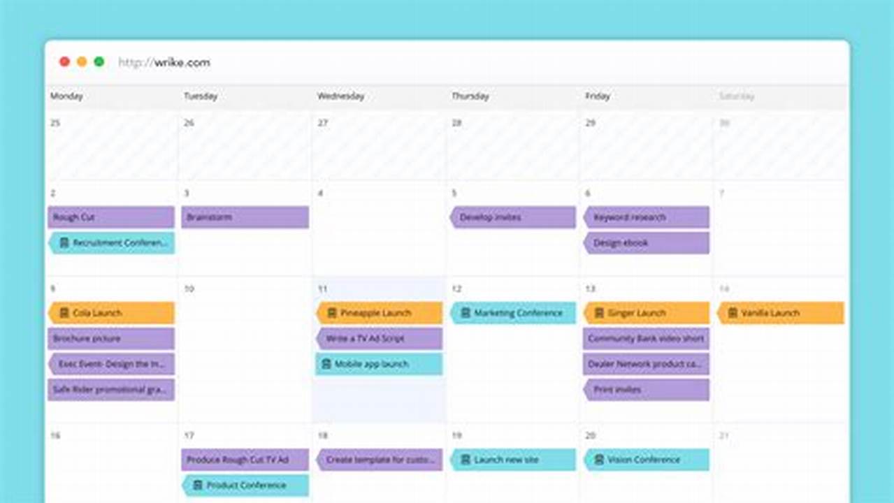 Calendar Task Management