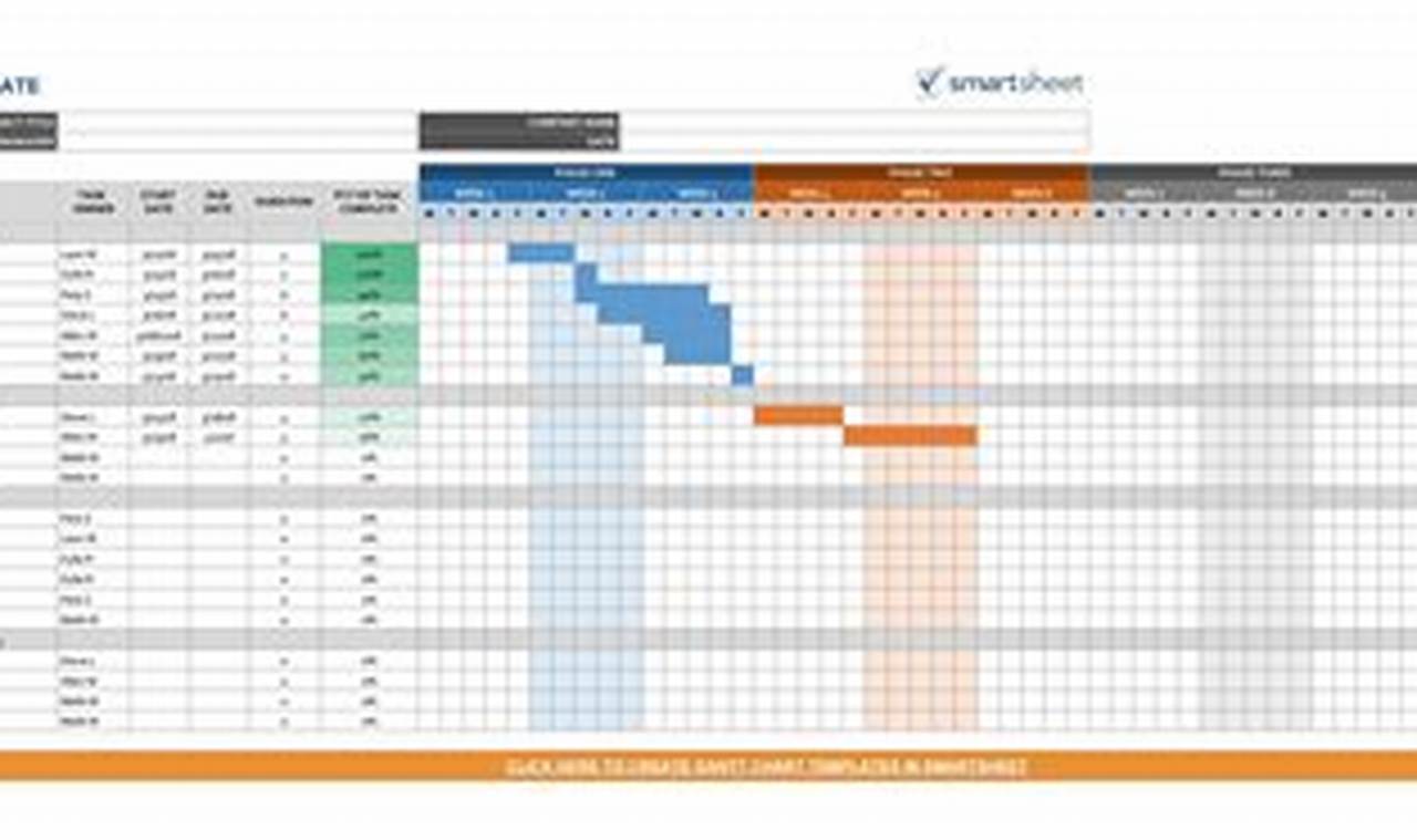 Calendar Timeline Template Excel: Track Your Projects and Events Effortlessly