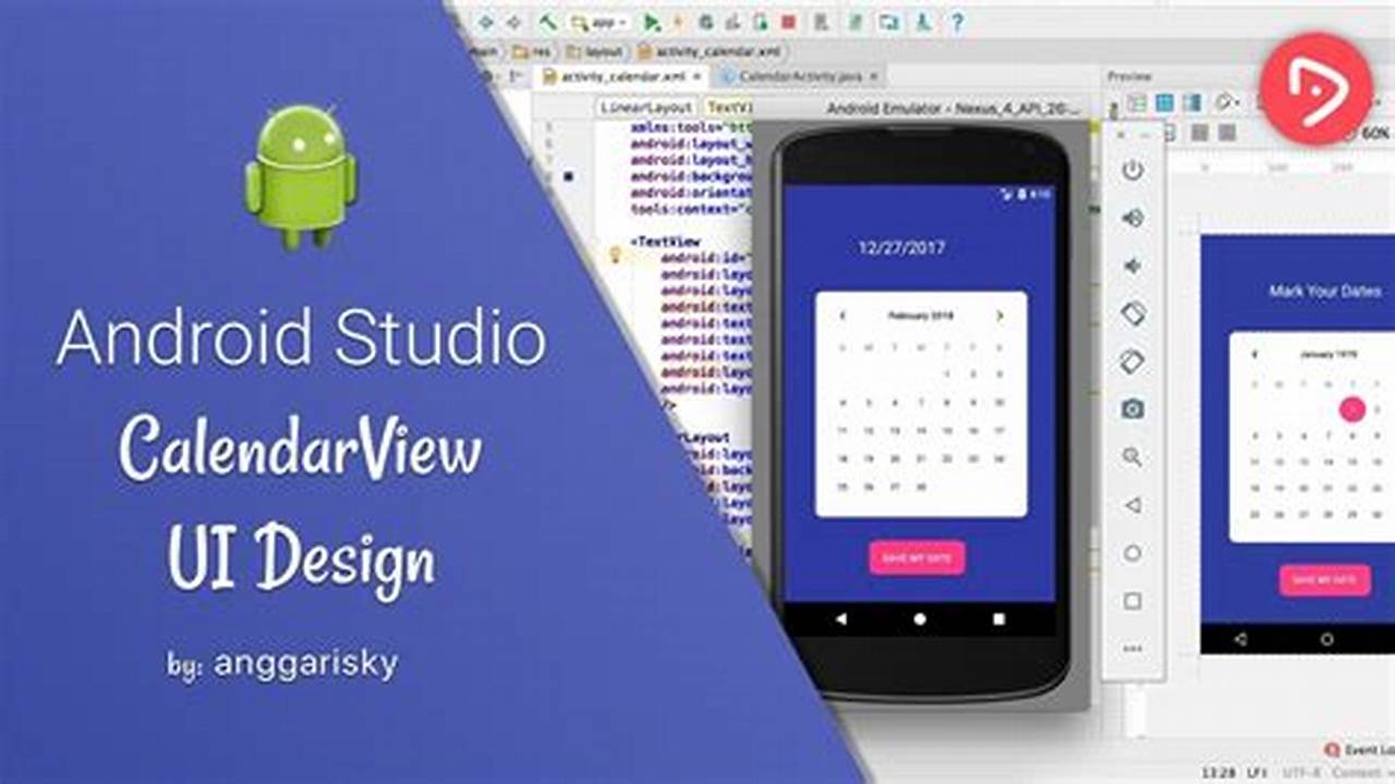 Calendar View Android Studio