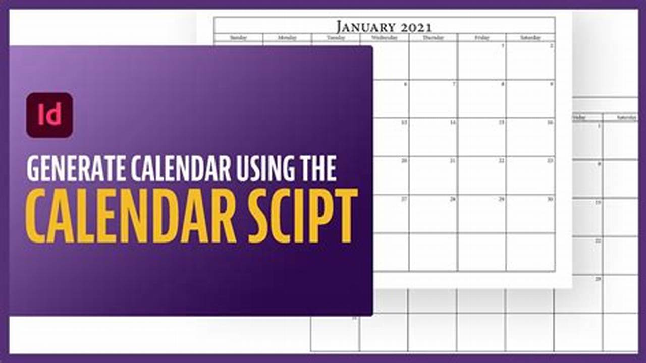 Calendar Wizard Indesign Script