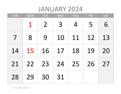 2024 Calendar