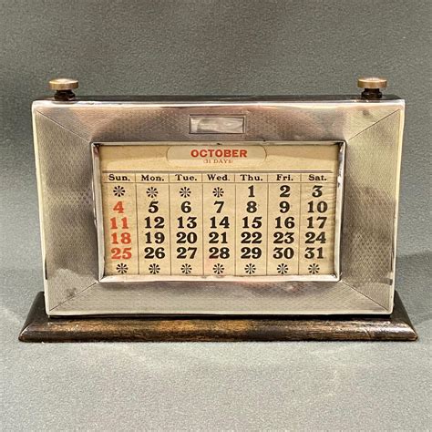 Calendar 20th Century