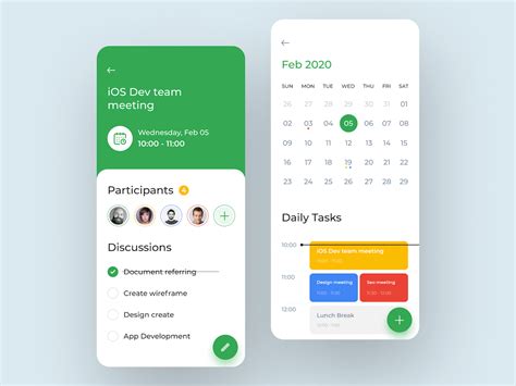 Calendar App Development