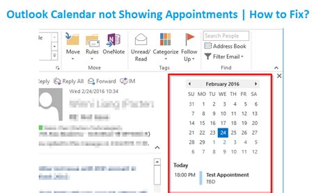 Calendar Appointments Not Showing In Outlook