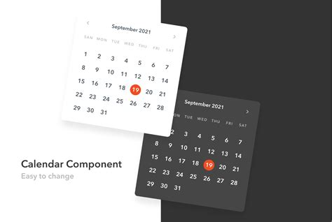 Calendar Figma Template