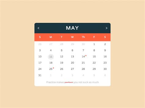 Calendar For Website Html Code Free