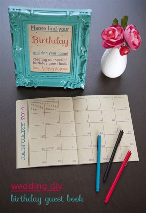 Calendar Guest Book