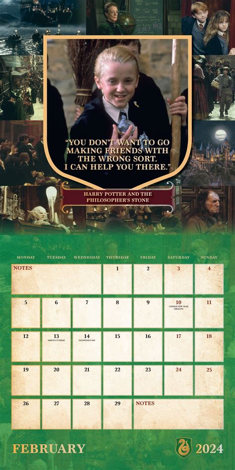 Calendar Harry Potter