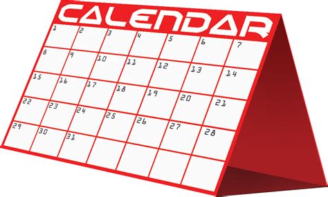 Calendar Image Free Clipart