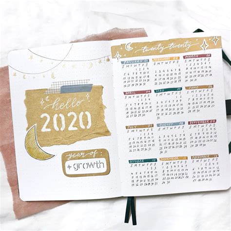 Calendar In Bullet Journal