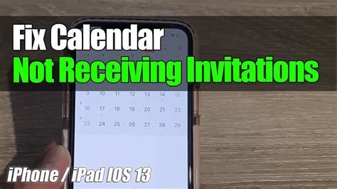 Calendar Invites Not Showing Up On Iphone