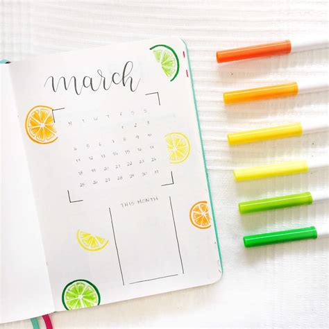 Calendar Journal Ideas