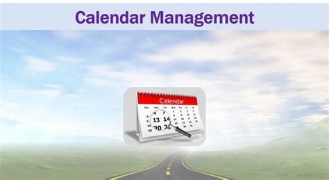 Calendar Management Training