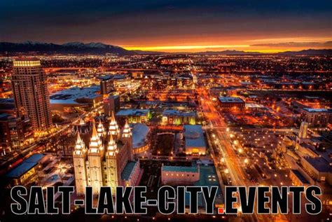Calendar Of Events Salt Lake City Utah