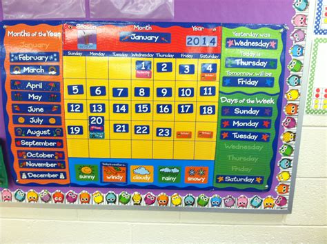 Calendar Routine For Kindergarten