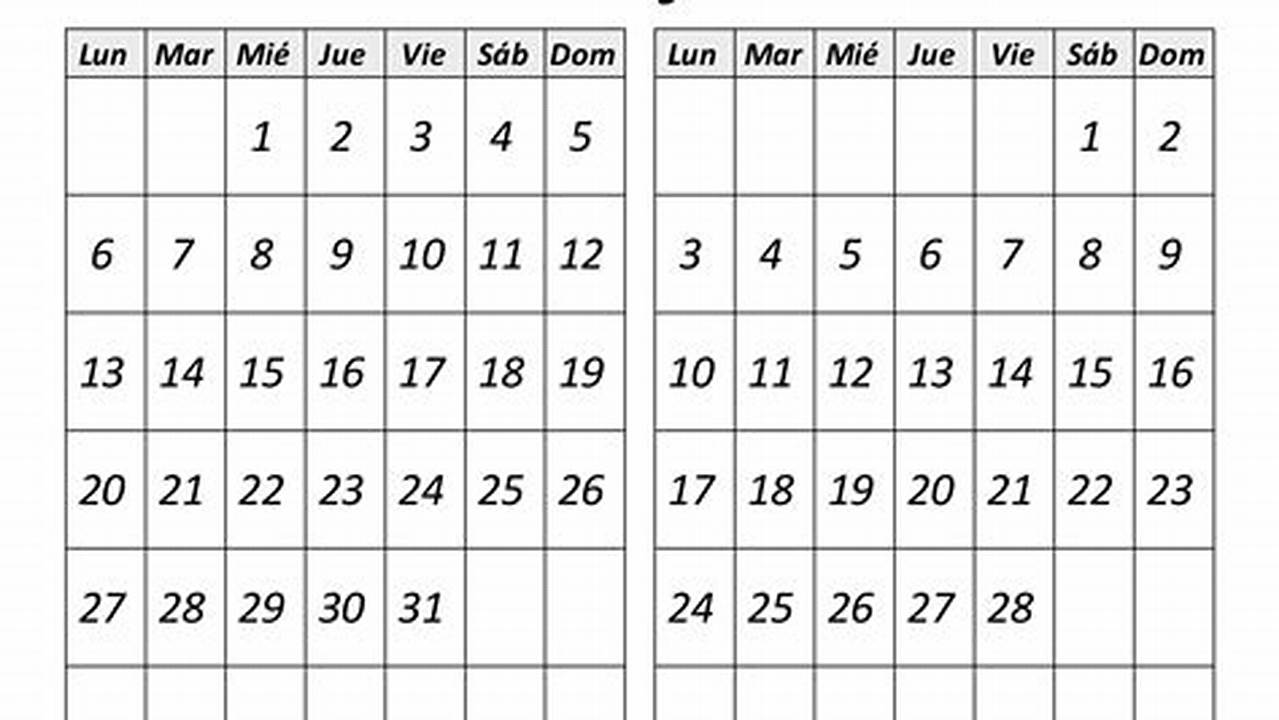 Calendario 2025 Enero Febrero Marzouk