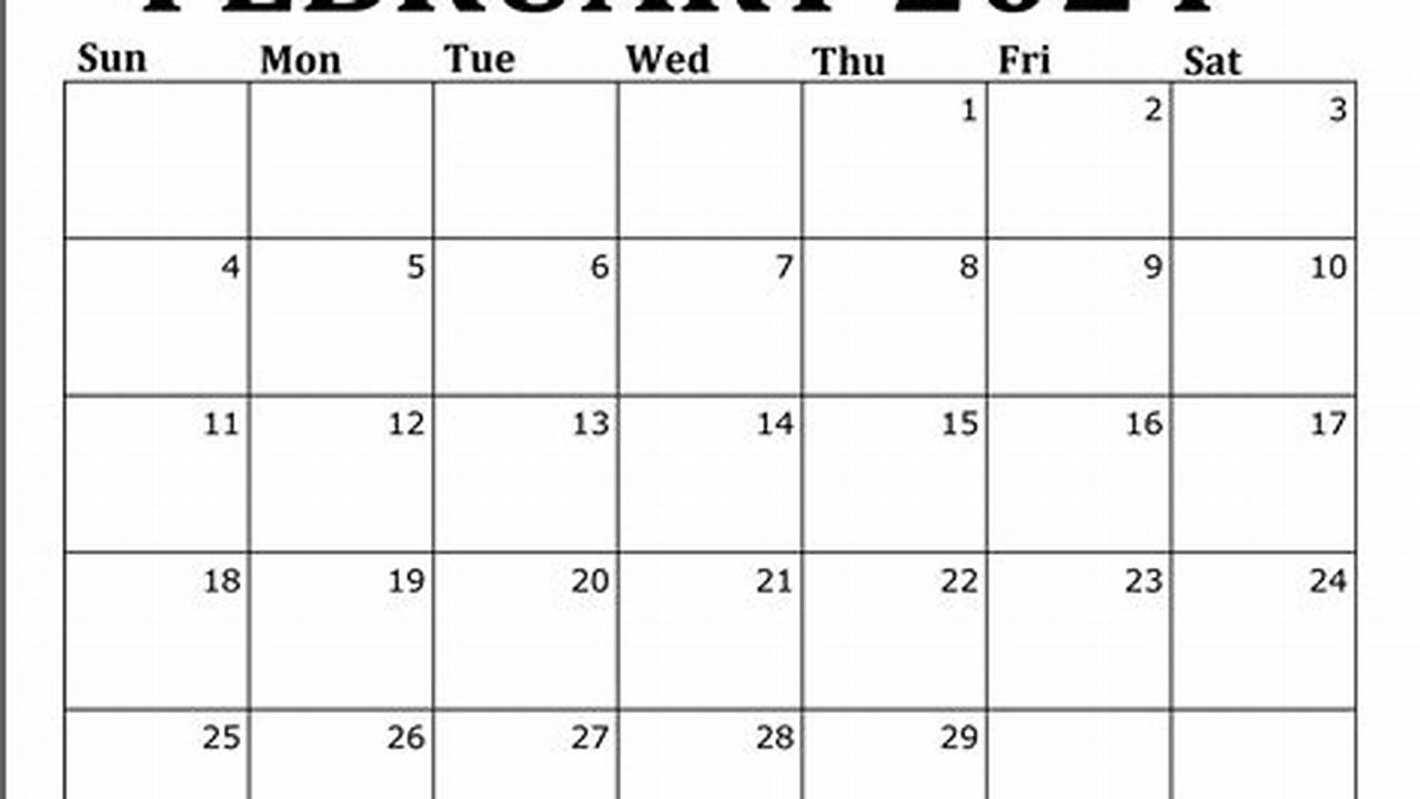 Calender For February 2024