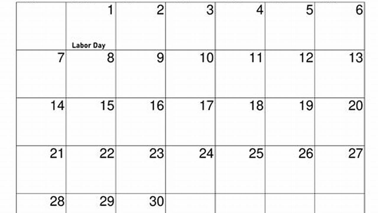 Calender For September 2025