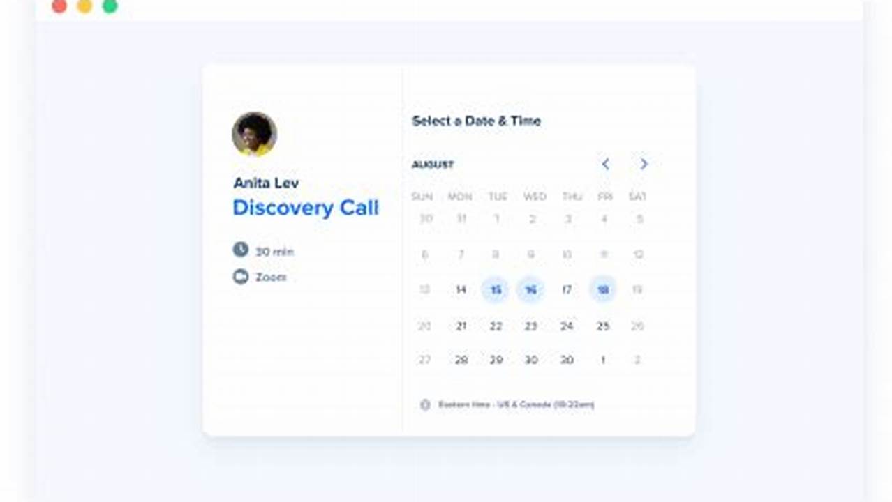 Calendly Booking Page