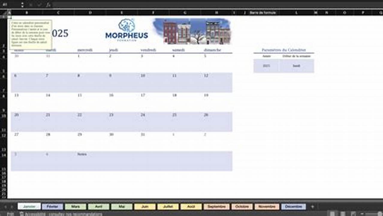 Calendrier Sur Excel 2025 Pdf