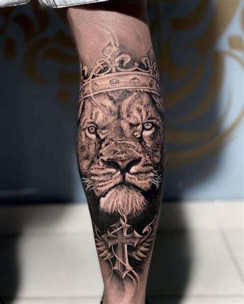 Calf Tattoos Men