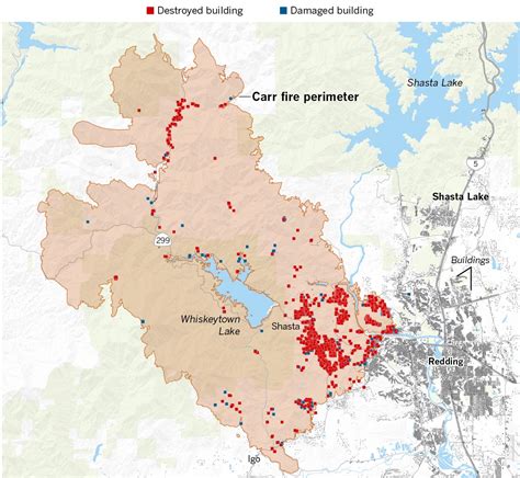 Mapping California’s Carr Fire Washington Post