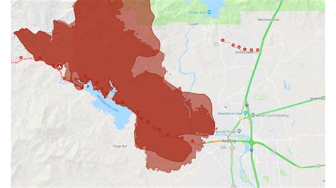 Cal Fire Carr Fire Map