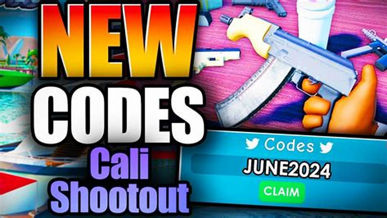 Cali Shootout Codes 2024 Roblox