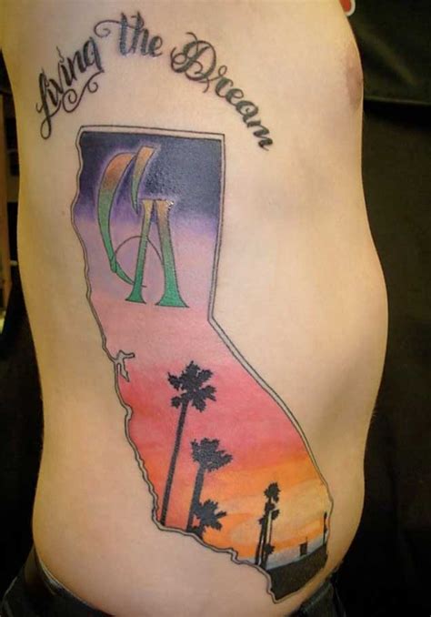 CA state tattoo State tattoos, Tattoos, Tattoo designs
