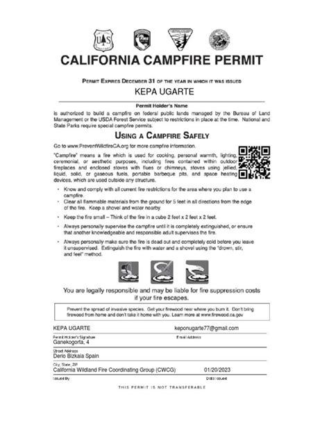 Unleash Your Inner Adventurer with California's Camping Fire Permit