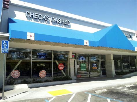 California Check Cashing Store Locations