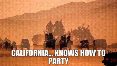 California Knows How To Party