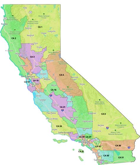 30 Map Of California Districts Maps Online For You