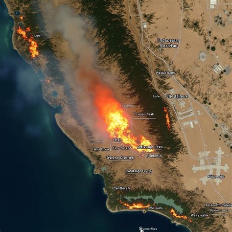 Map Of Current Forest Fires In California Printable Maps
