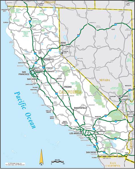 California Highway Map Printable Maps