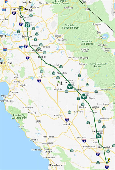 Southern California Regional Rocks and Roads Virtual Tour of US 99