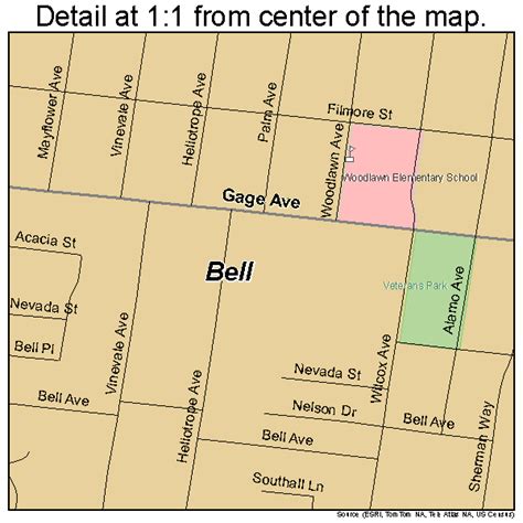 Bell California Street Map 0604870