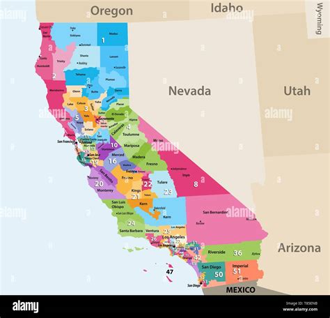 30 Map Of California Districts Maps Online For You