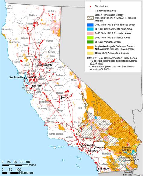 Stock Vector Map of California One Stop Map