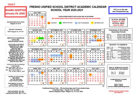 California State University Fresno Academic Calendar