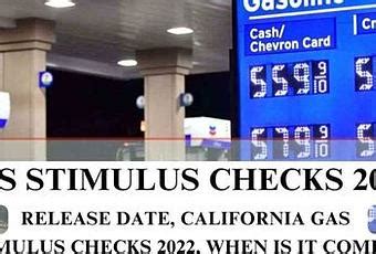 California Stimulus Gas