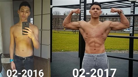 Calisthenics 1 Year Transformation