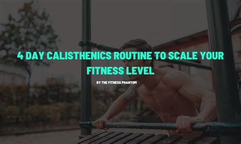 Calisthenics 4 Day Routine